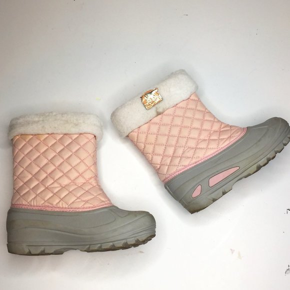 Sorel Other - Sorel Powder Storm quilted snow boots in pink, sz3
